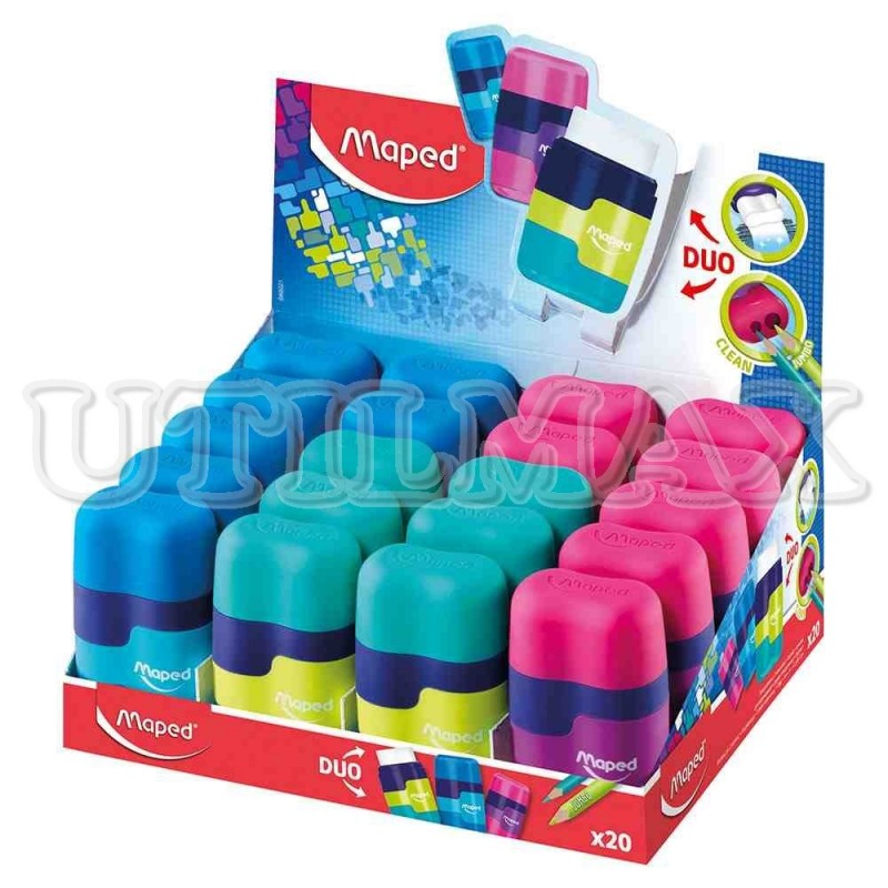 TAJADOR BORRADOR MAPED CONNECT 2 ORIFICIOS DEPOSITO CJAX18