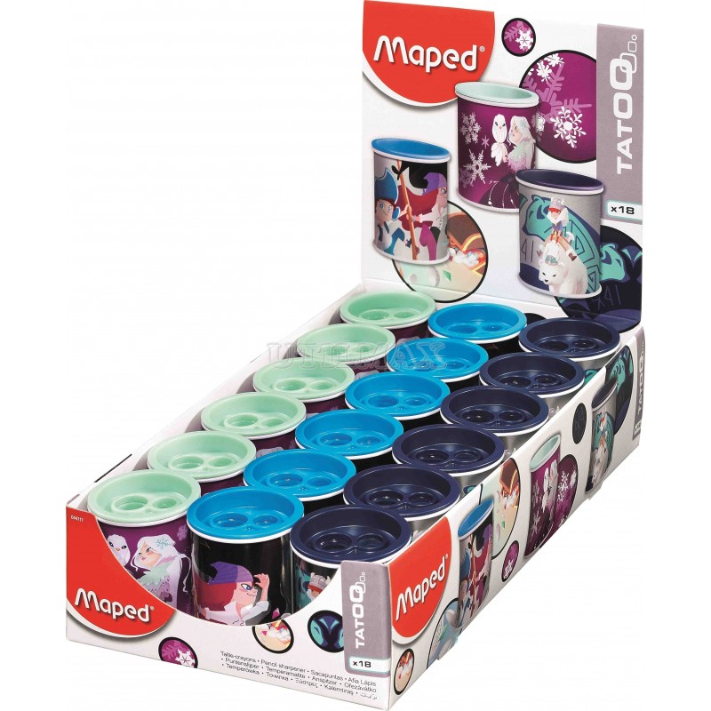 TAJADOR MAPED TATOO LATA 2 ORIFICIOS DEPOSITO CJAX18