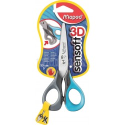 TIJERA MAPED SENSOFT 13CM ZURDOS 5 UND