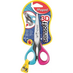 TIJERA MAPED SENSOFT 13CM ZURDOS 5 UND