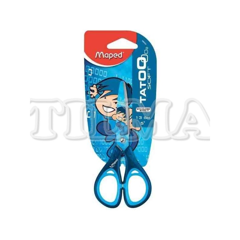 TIJERA MAPED TATOO CHILD SOFT 13CM 5 UND