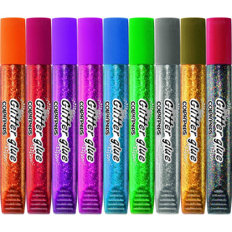 PEGAMENTO GLITTER MAPED GLUE BLISTERX9 UND